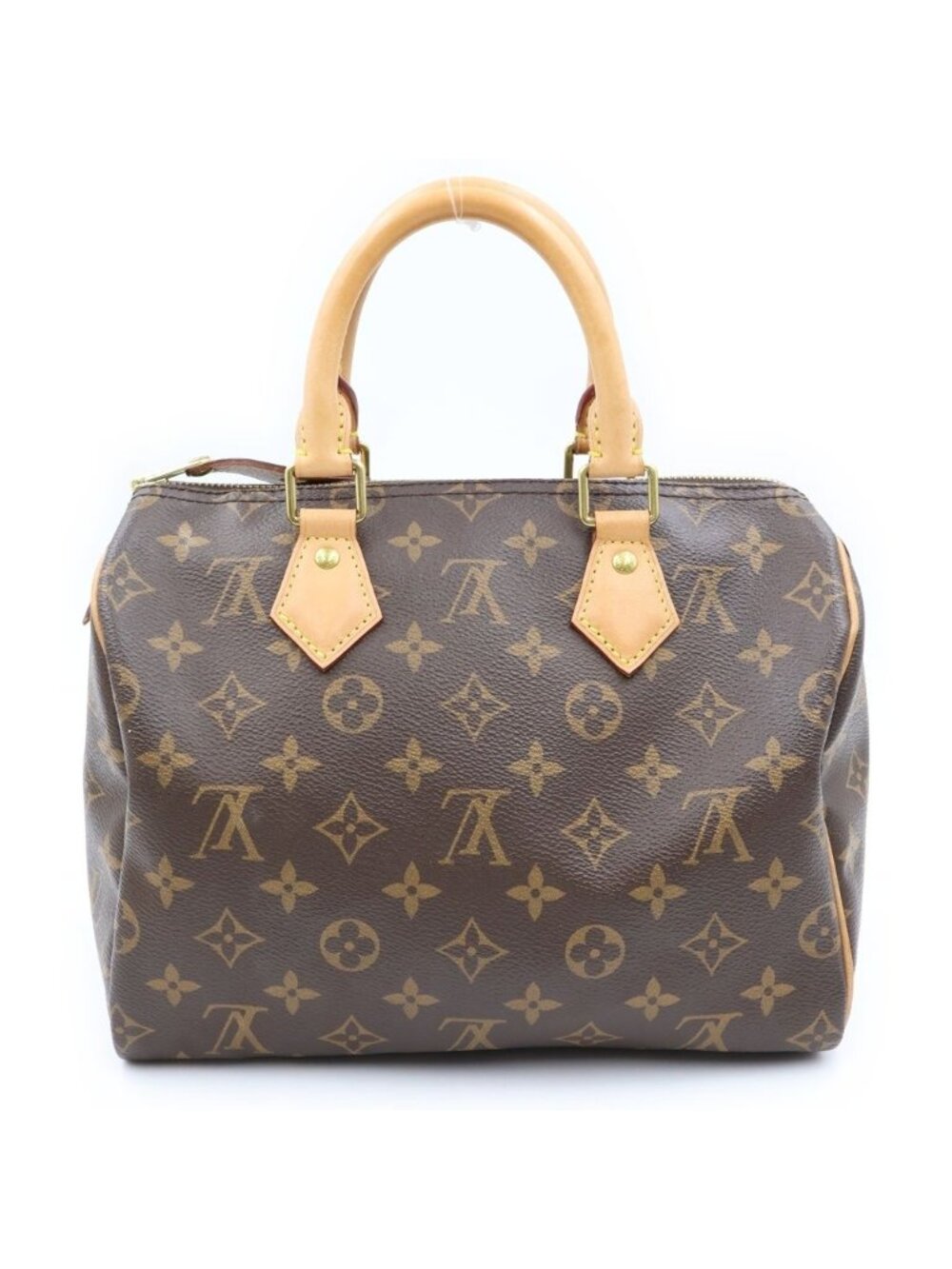 Louis Vuitton Speedy 25 Handbag Monogram Leather Brown